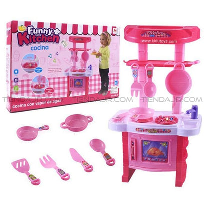 Cocina con vapor de agua para mini chefs 👧🍳🍽️