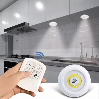 SET x3 lámparas de luz led adhesivas