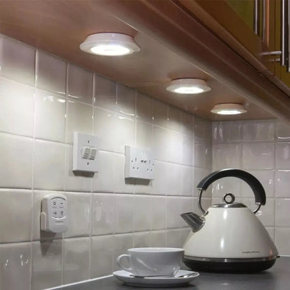 SET x3 lámparas de luz led adhesivas