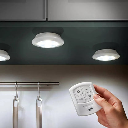 SET x3 lámparas de luz led adhesivas