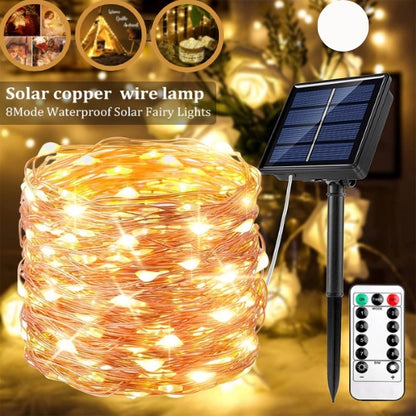 Luces led navideñas con PANEL SOLAR ☀️🎄🎅
