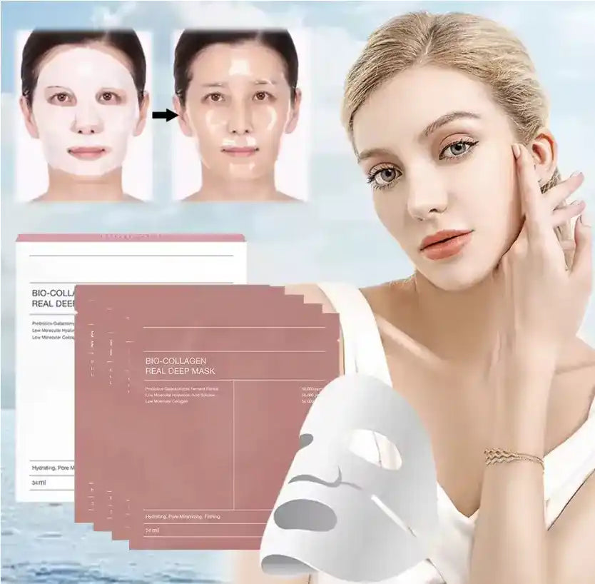 Mascarilla de colágeno coreana 😱🔥 PAGA 2 Y LLEVA 4 😱🔥