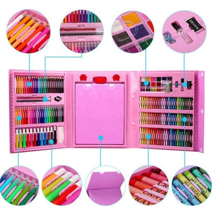 Kit de arte con 208 piezas