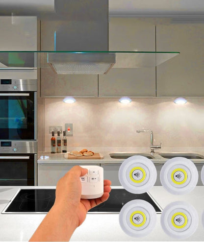 SET x3 lámparas de luz led adhesivas